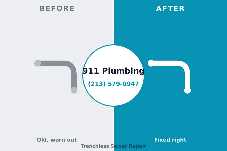 Before and after: plumbing repair Obion, TN
